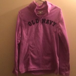 Light purple Old Navy Fleece.